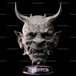 Oni Head Pendant STL Files