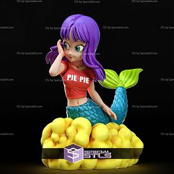 Pie Pie Mermaid Chibi Dragonball STL Files