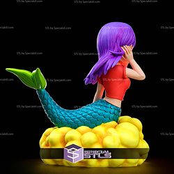 Pie Pie Mermaid Chibi Dragonball STL Files