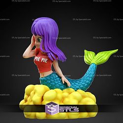 Pie Pie Mermaid Chibi Dragonball STL Files