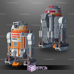 R9-TR2 Visions Astromech Droid STL Files