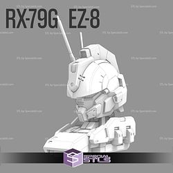 RX-79 G Ez-8 Gundam Bust STL Files