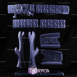 Shadowfang Katana with Stand Digital STL Files