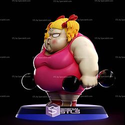 Strong Girl Chibi Dragonball STL Files
