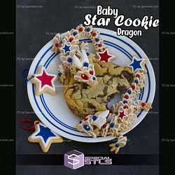 Super Basic STL Star Cookie Dragon