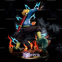 Trunks Thunder Dragonball Super STL Files
