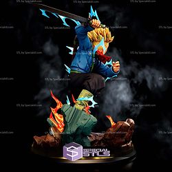 Trunks Thunder Dragonball Super STL Files