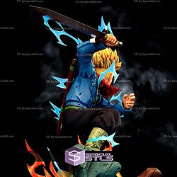 Trunks Thunder Dragonball Super STL Files