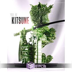 Veil of Kitsune Fanart Digital STL Files