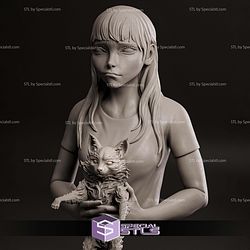 Why Not Girl and Cat STL Files