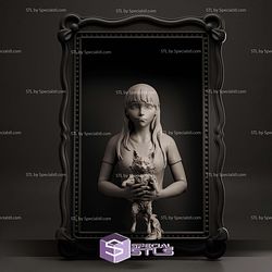 Why Not Girl and Cat STL Files