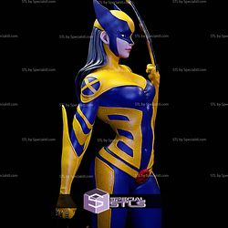 Wolverine Lady X Men STL Files