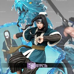 Zabuka and Haku Diorama 380mm STL Files