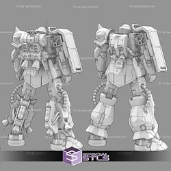 Zaku Cyclops II Gundam STL Files