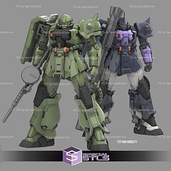 Zaku Cyclops II Gundam STL Files