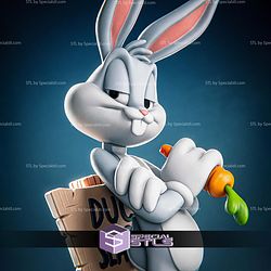 Bugs Bunny and Carrot 160mm STL Files