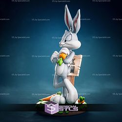 Bugs Bunny and Carrot 160mm STL Files
