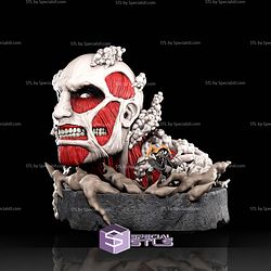 Colossal Titan vs Eren Yeager STL Files