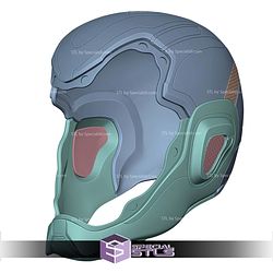 Cosplay STL Files Blue Beetle Helmet V4