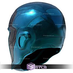 Cosplay STL Files Blue Beetle Helmet V4