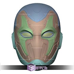 Cosplay STL Files Blue Beetle Helmet V4