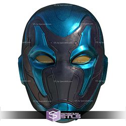 Cosplay STL Files Blue Beetle Helmet V4
