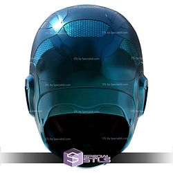 Cosplay STL Files Blue Beetle Helmet V4