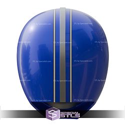 Cosplay STL Files Time Force Blue Ranger Helmet