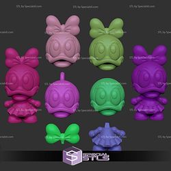 Daisy Duck Chibi Kawaii STL Files