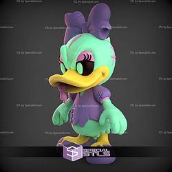Daisy Duck Chibi Zombie STL Files