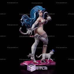 Felicia White Cat STL Files
