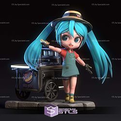 Hatsune Miku Hot Dog STL Files
