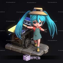 Hatsune Miku Hot Dog STL Files