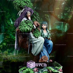 Jinshi and MaoMao Romantic Diorama STL Files