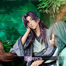 Jinshi and MaoMao Romantic Diorama STL Files