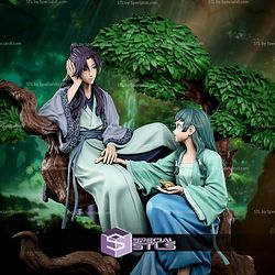 Jinshi and MaoMao Romantic Diorama STL Files