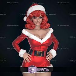 Mary Jane as Mrs Claus Pinup STL Files