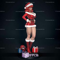 Mary Jane as Mrs Claus Pinup STL Files