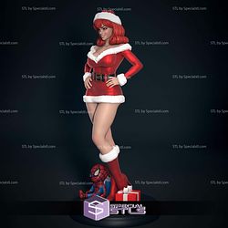 Mary Jane as Mrs Claus Pinup STL Files