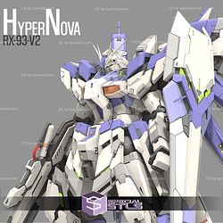 RX-93 V2 Hyber Nova Gundam STL Files