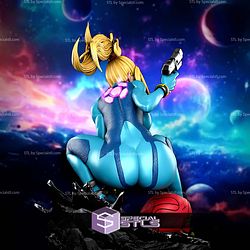 Samus Aran 150mm STL Files