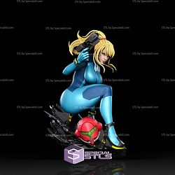 Samus Aran 150mm STL Files