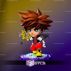 Sora Kingdom Hearts Chibi STL Files