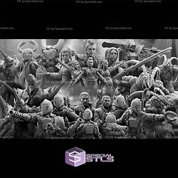 October 2025 Cyberpunk PapSikels Miniatures