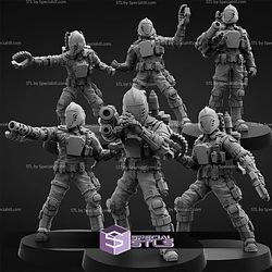 October 2025 Cyberpunk PapSikels Miniatures