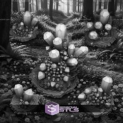 October 2025 Fantastic Plants and Rocks Miniatures