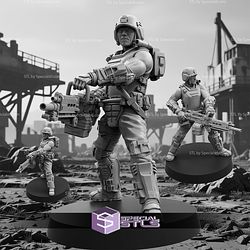 October 2025 Scifi PapSikels Miniatures