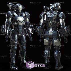 Cosplay STL Files The Punisher War Machine Armor Suit