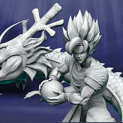 Shenlong and Son Goku From DragonBall