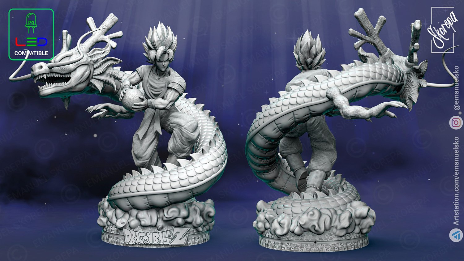 Shenlong and Son Goku From DragonBall